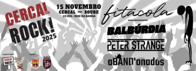 Cartaz Horizontal Cercal Rock 2025